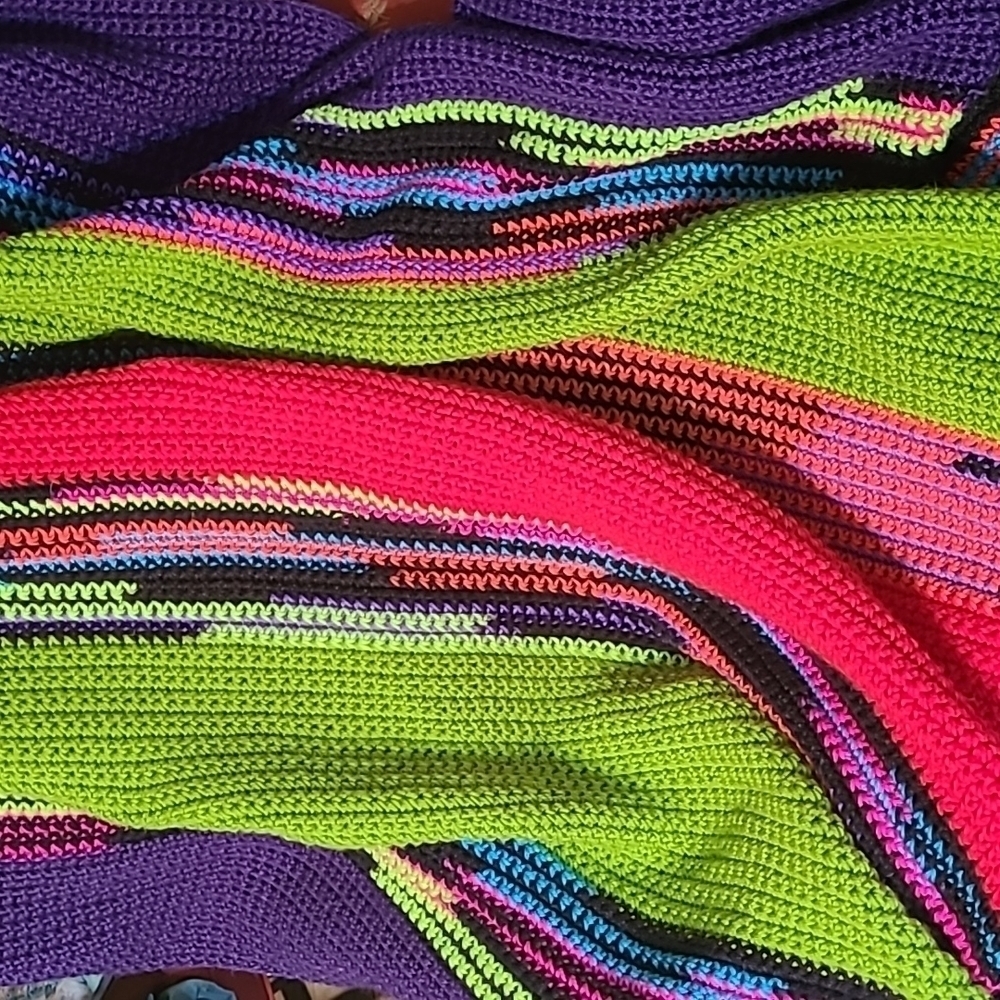 Hand Crafted Crochet Quilt New